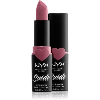 NYX Professional Makeup Suede Matte  Lipstick ruj mat culoare 28 Soft Spoken 3.5 g