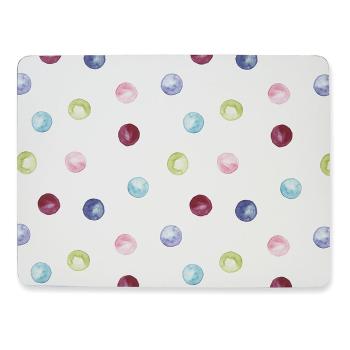 Set 4 suporturi farfurii din plută Cooksmart ® Spotty Dotty