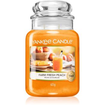 Yankee Candle Farm Fresh Peach lumânare parfumată 623 g