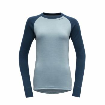 Pentru femei dubla strat tricou de lana Devold Expandare albastru GO 155 226 B 422A