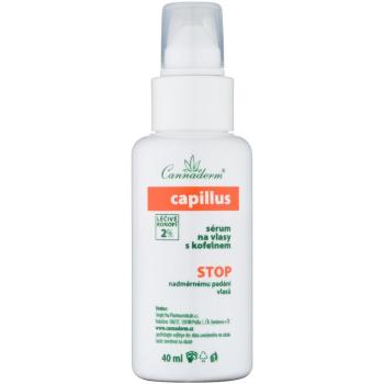 Cannaderm Capillus Caffeine hair serum ser de păr impotriva caderii parului 40 ml