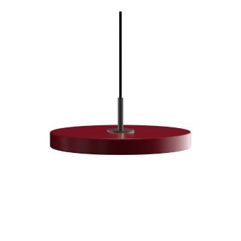 Lustră roșie LED cu abajur din metal ø 31 cm Asteria Mini – UMAGE