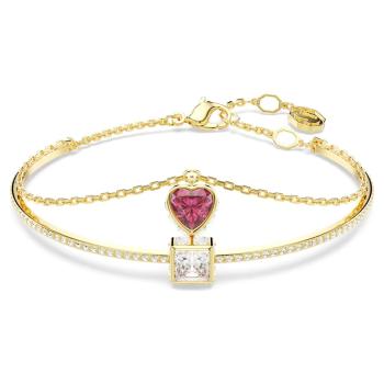 Swarovski Brățara romantică dublă placată cu aur Chroma 5683835