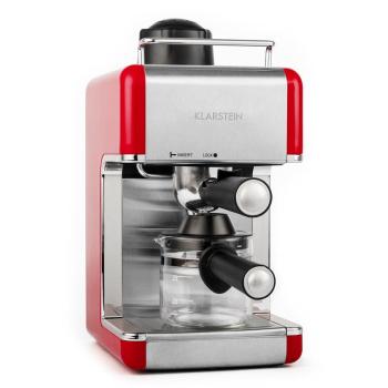 Klarstein Sagrada Rossa oțel aparat espresso portfiltrului 800W 3,5 bar 4 cesti