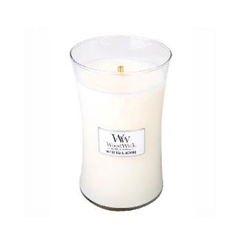 WoodWick Lumânare parfumată vază mare White Tea &amp; Jasmine 609,5 g