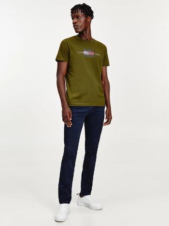 Tommy Hilfiger Lines Tricou Verde