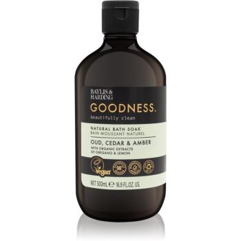 Baylis & Harding Goodness Oud, Cedar & Amber spuma de baie 500 ml