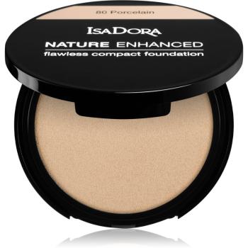 IsaDora Nature Enhanced Flawless Compact Foundation crema compacta culoare 80 Porcelain 10 g