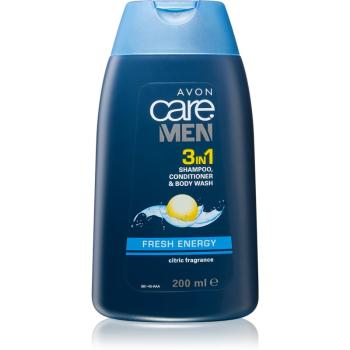 Avon Care Men șampon, balsam și gel de duș 3 în 1 pentru barbati 200 ml