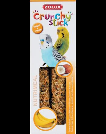 ZOLUX Crunchy Stick pentru papagali mici - cocos / banane 85 g