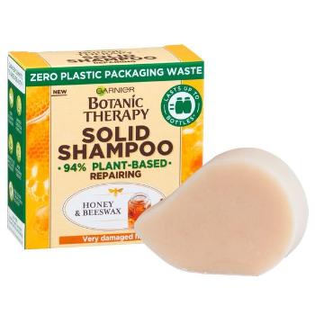 Garnier Șampon solid reînnoitor pentru părul foarte deteriorat Botanic Therapy (Honey &amp; Beeswax Solid Shampoo) 60 g
