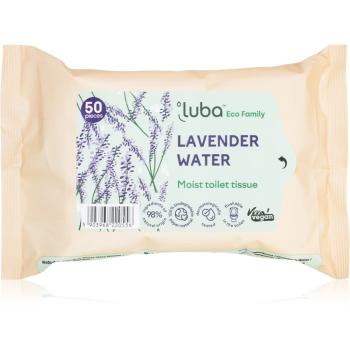 Luba ECO Family hârtie igienică umedă Lavander 50 buc