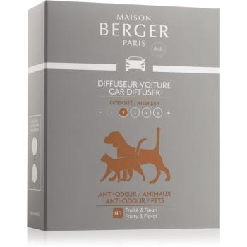 Maison Berger Paris Car Anti Odour Animal parfum pentru masina Refil (Fruity & Floral) 2 x 17 g
