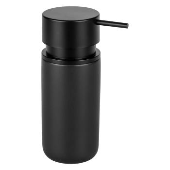 Dozator din ceramică pentru săpun Wenko Black Outdoor Kitchen Silo, negru