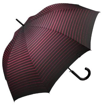 Esprit Umbrelă pentru femei Long AC Degradee Stripe 58648 Vivacious pink