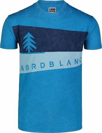 Tricou bărbătesc Nordblanc Albastru grafic NBSMT7394_AZR