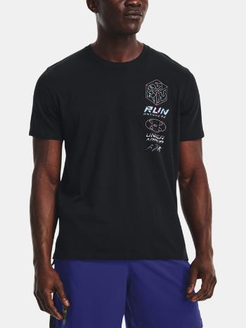 Under Armour UA RUN ANYWHERE TEE v2 Tricou Negru