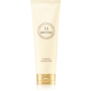 BRITISH M Hydrate Hair Butter mască hidratantă pentru păr unt de shea 250 g