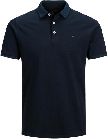 Jack&Jones PLUS Pentru bărbați cămașă polo Slim Fit JJEPAULOS 12143859 Dark Navy 4XL