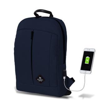 Rucsac cu port USB My Valice GALAXY Smart Bag, albastru închis