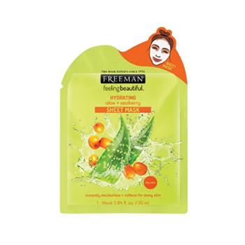 Freeman Mască hidratantă din pânză Aloe Vera și cătină albă (Hydrating Sheet Mask) 25 ml