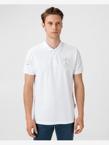 Lamborghini Polo Tricou Alb