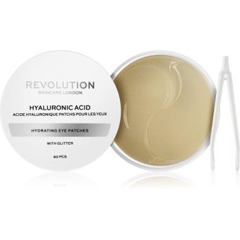 Revolution Skincare Hyaluronic Acid mască hialuronică hidratantă, pentru zona ochilor 60x1 buc