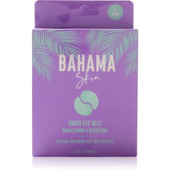 Bahama Skin Under Eyes Gels masca hidrogel pentru ochi pentru luminozitate si hidratare 5x2 buc