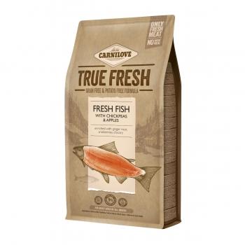 CARNILOVE True Fresh Adult S-XL, Pește proaspăt cu năut și mere, hrană uscată fără cereale câini, 1.4kg