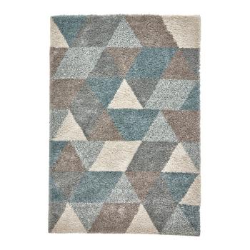 Covor Think Rugs Royal Nomadic Grey &Teal, 160 x 220 cm, gri - albastru