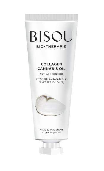 BISOU Crema de mâini regenerantă CollagenUlei de cânepă (Vitalize Hand Cream) 60 ml