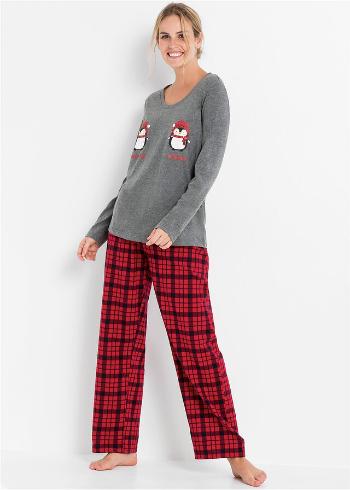 Pijama cu pantaloni din finet