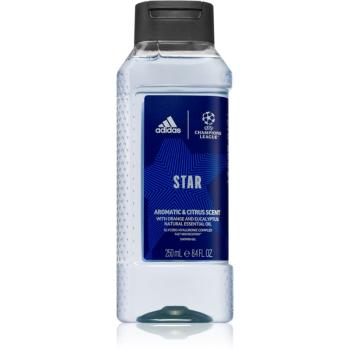 Adidas UEFA Champions League Star gel de dus revigorant pentru bărbați 250 ml