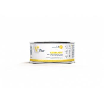 VET EXPERT Diets Urinary, Curcan și Vită, dietă veterinară, conservă hrană umedă fără cereale pisici, sistem urinar, (pate), 100g