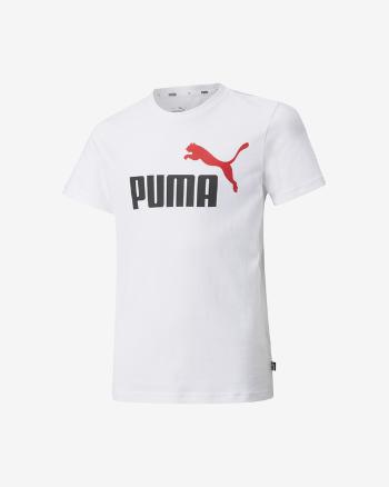 Puma ESS+ 2 Col Logo Tricou pentru copii Alb
