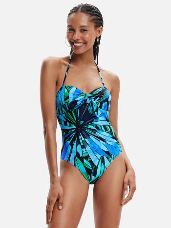 Desigual Rainforest Costum de baie întreg Albastru