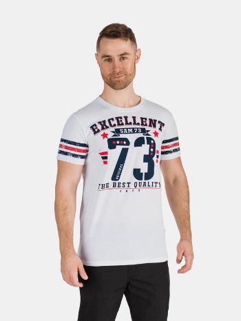 Sam 73 Tricou Alb