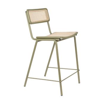 Scaune de bar verde/în culoare naturală 2 buc. 93,5 cm Jort – Zuiver