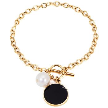 JwL Luxury Pearls Bratara din otel cu perla dreapta JL0482CH