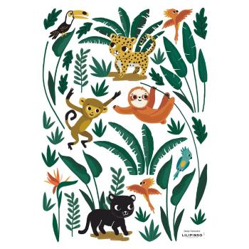 Folie cu stickere 30x42 cm Jungle Animals – Lilipinso