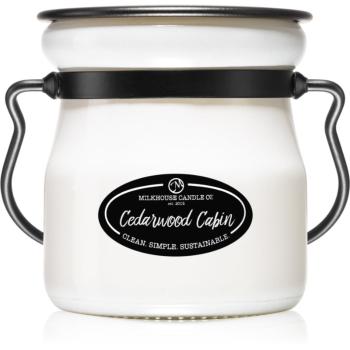 Milkhouse Candle Co. Creamery Cedarwood Cabin lumânare parfumată Cream Jar 142 g