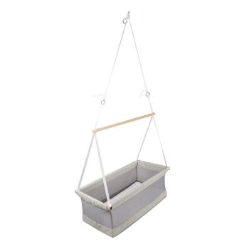 Pătuț leagăn  gri 90x45 cm Safe asleep – Roba