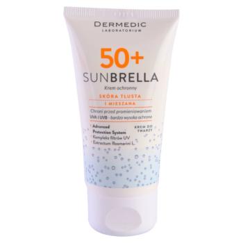 Dermedic Sunbrella crema protectoare pentru tenul gras si mixt SPF 50+ 50 g
