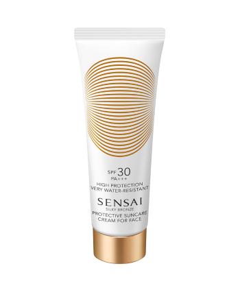 Sensai Cremă protectoare de față SPF 30 Silky Bronze Protective Suncare (Cream For Face) 50 ml