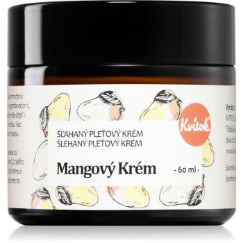Kvitok Mango cream Mangový krém cremă ușoară pentru față pentru ten uscat și sensibil 60 ml