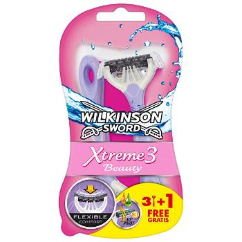 Wilkinson Sword Aparat de ras de unică folosință pentru femei Wilkinson Xtreme3 Beauty 4 buc