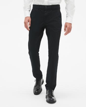 GAP Modern Khakis Pantaloni Negru