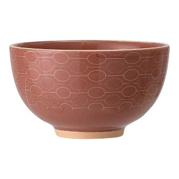 Bol din gresie ceramică Bloomingville Myriam, ø 11,5 cm, portocaliu