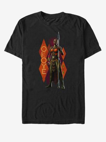 ZOOT.Fan Marvel Okoye Black Panther: Wakanda nechť žije Tricou Negru