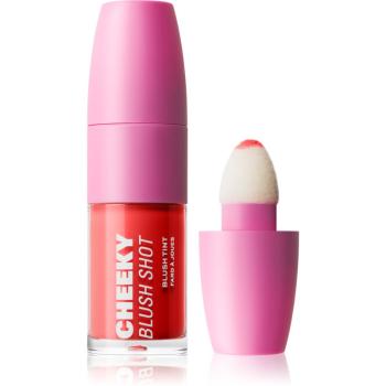 Makeup Revolution Hot Shot Cheeky blush cremos cu efect de hidratare culoare Red 4,6 ml